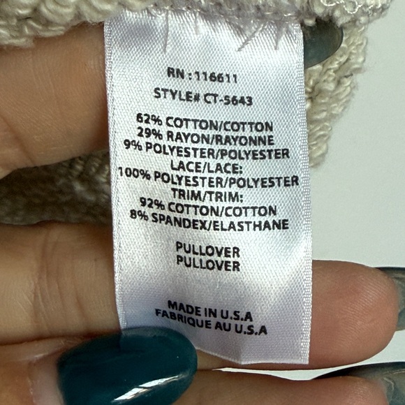 Anthropologie Amadi April Lace Flutter Sleeve Top - Picture 5 of 10